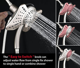 GRICH 60-inch hose extending reach for comfortable rinsing