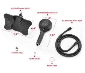 GRICH 60 inch stainless steel hose enables greater reach