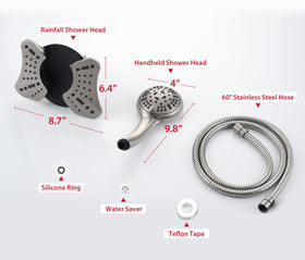 GRICH chrome-plated ABS construction for durable, safe performance