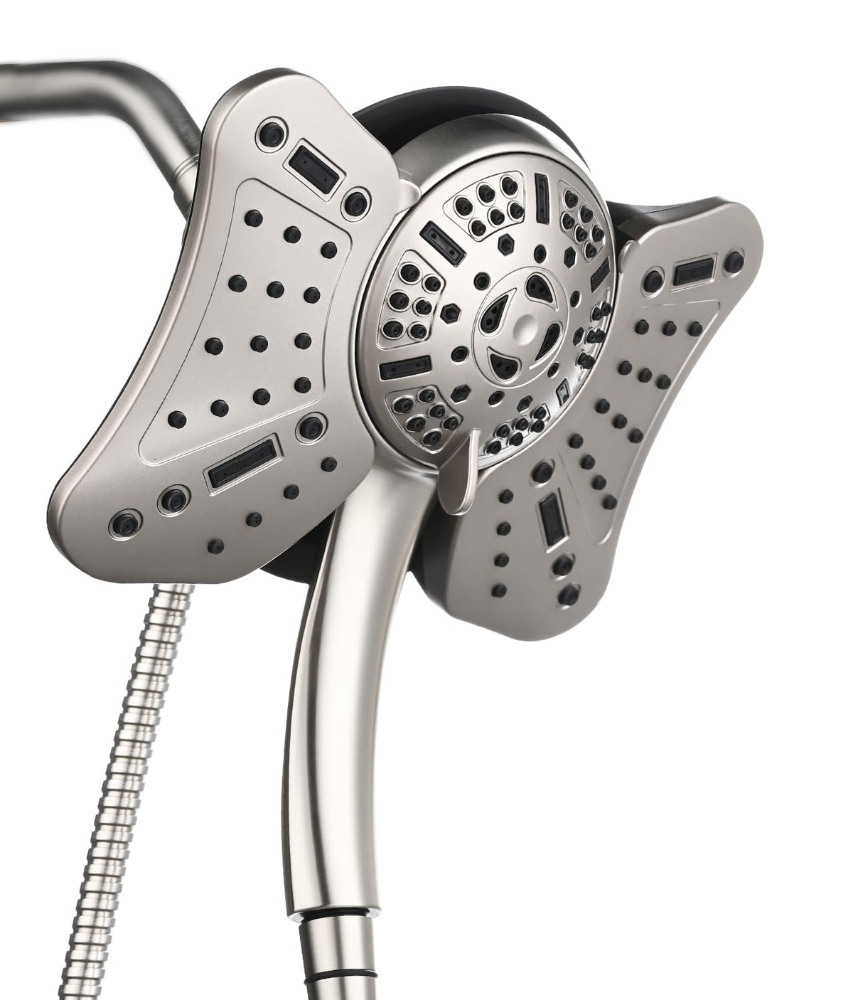 GRICH dual shower head panel for wide coverage and spa-like rinse