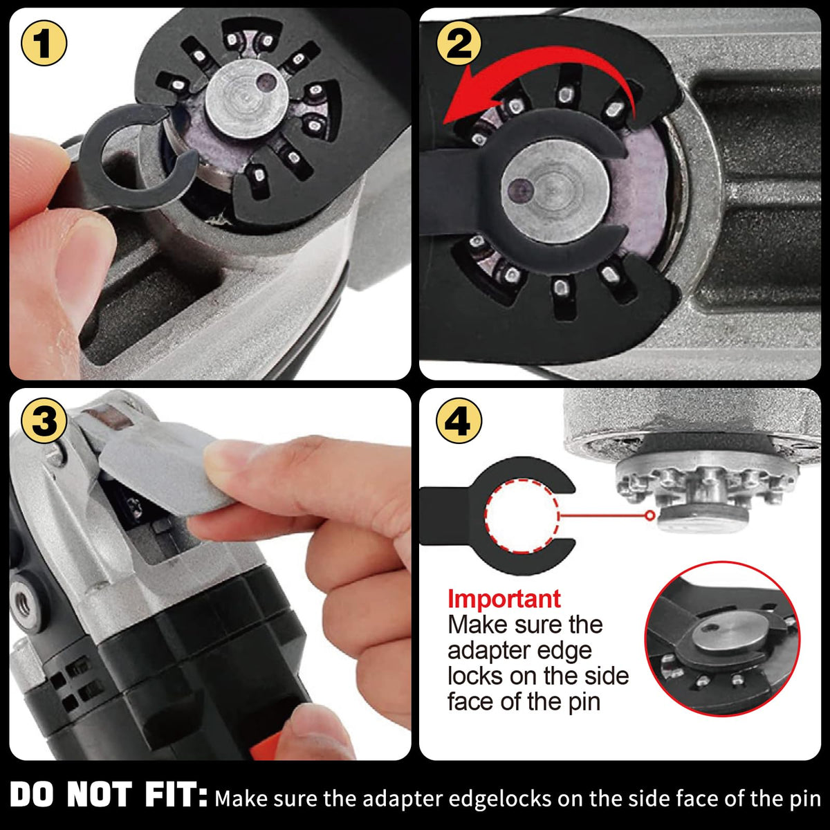 GRINOXA compatibility with major oscillating tool brands for versatility