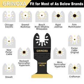 GRINOXA value pack of blades for cost efficient cutting