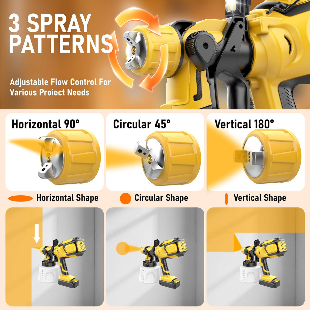 GRIONE sprayer features a 1400ml tank for fewer refills during large tasks.