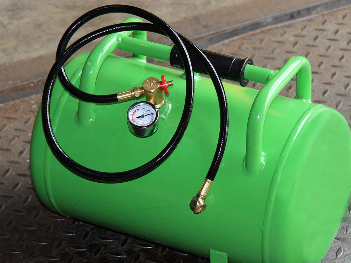 Grip Air Tank Assembly Kit safety bypass valve with manual override for controlled operation.