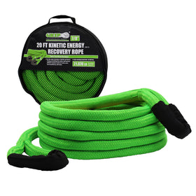 GRIP Grand Rapids kinetic energy rope in use for safe vehicle recovery.