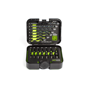 GRIPEDGE 14pc G-FORS extractor set in premium case for reliable fastener removal