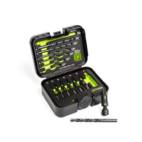 GRIPEDGE left-hand drill bits included with set for efficient extraction