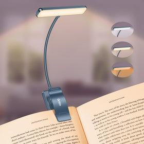 Gritin 19 LED book light with horizontal head for wide page illumination.