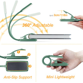 Gritin 3 color temperature switch for warm, cool, and mixed light