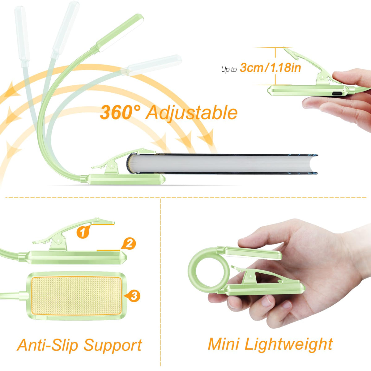 Gritin 80-hour runtime on a single charge supports extended reading trips.