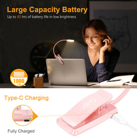 Gritin 80-hour runtime with long-lasting battery keeps up with study sessions.