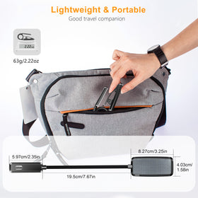 Gritin compact clip-on light ready for bedtime reading.