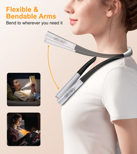 Gritin Book Light with five-level dimming for precise brightness control.