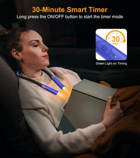 Gritin Book Light USB-C recharge for easy power on the go