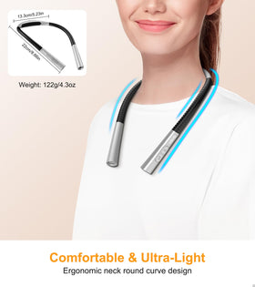 Gritin Book Light white 6000K provides bright, focused light for crafts.
