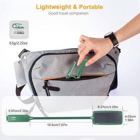 Gritin compact design fits easily in a small bag