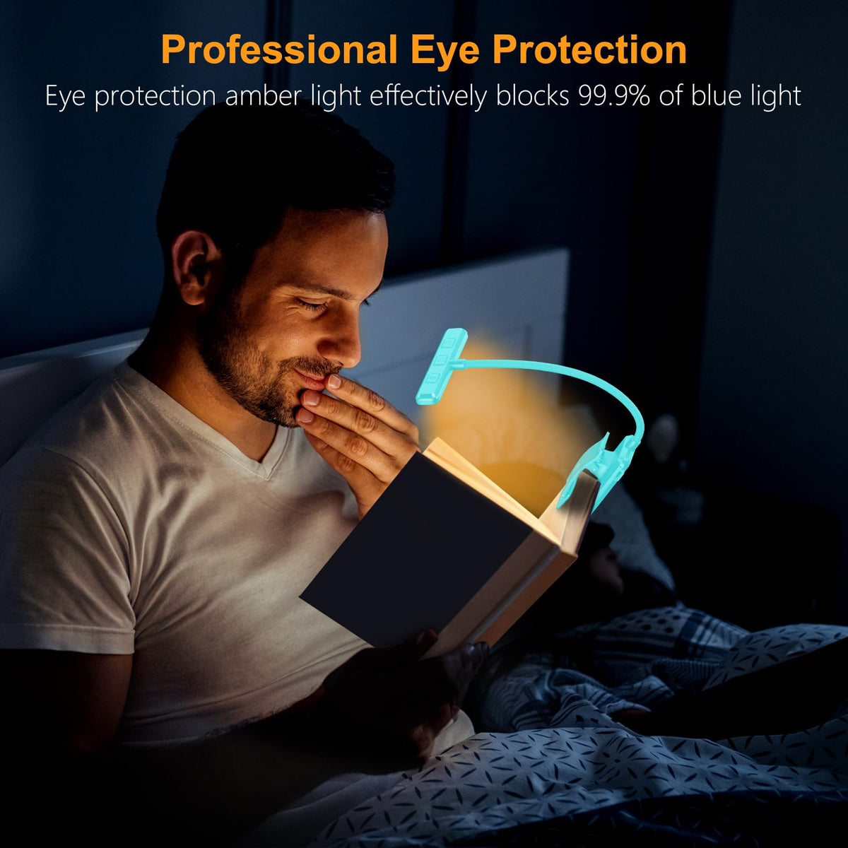 Gritin eye-friendly soft light reduces glare during extended reading sessions