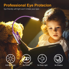 Gritin eye-friendly light with flicker-free illumination for late-night reading.