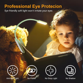 Gritin eye-friendly reading light with flicker-free illumination for comfortable long sessions.