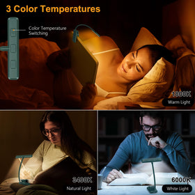 Gritin eye-friendly, flicker-free light minimizes glare for long reads.
