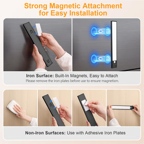 Gritin lighting ideal for kitchens, closets, pantries, and stairways.