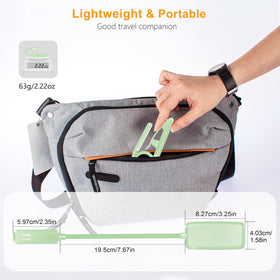 Gritin portable lightweight design makes travel and bedtime reading easy.