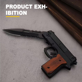 Grombolar Pocket Knife compact portable design fits pockets.