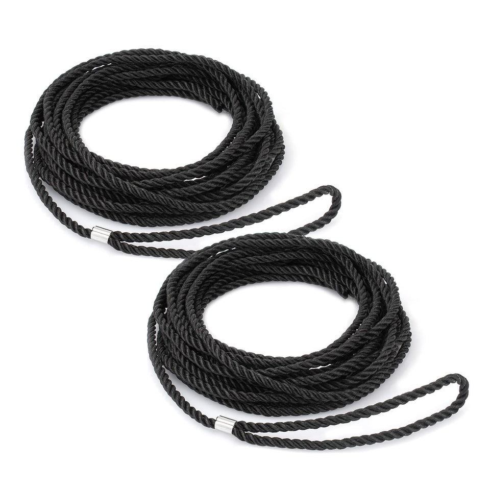 GRONGU AC30-2 extension rope with pulley for Werner ladders enables smooth operation.