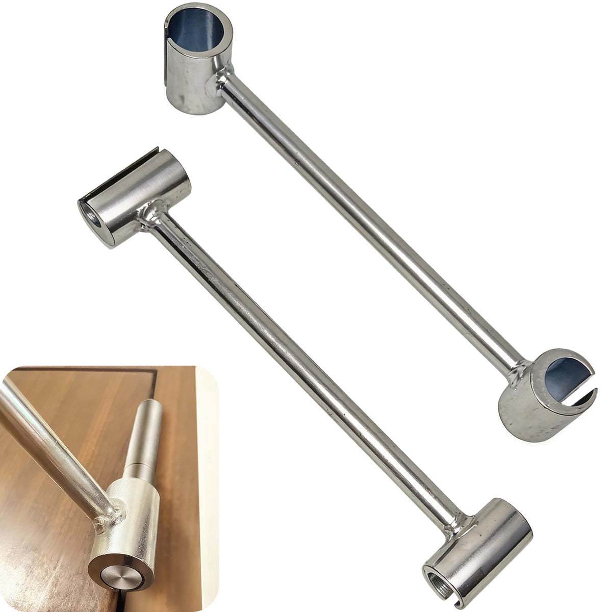 Groqrsn large-head hinge tool in use for precise door alignment