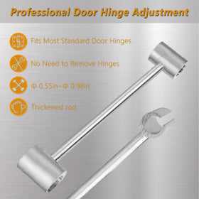 Groqrsn hinge-gap adjustment tool creating proper door-frame gap