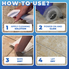 Grout Groovy tile-safe cleaner for ceramic and porcelain floors