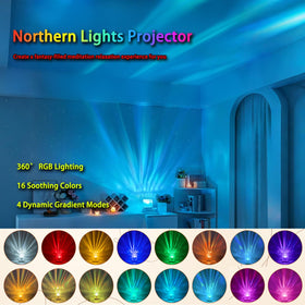 Growalleter projector features a cube design for 360-degree glow.