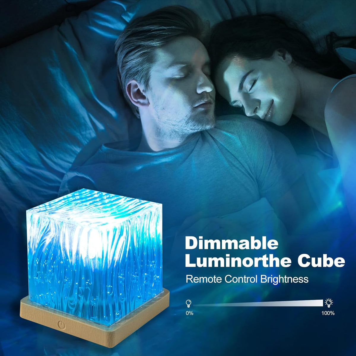 Cube design projects 360-degree light for full-room illumination