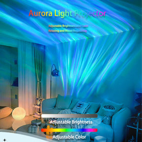 Growalleter projector comes with remote control for easy mood changes.