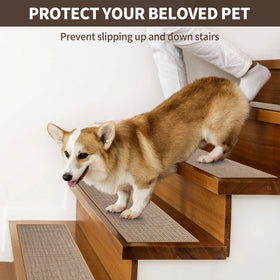 GROWLING Linen Stair Treads easy cleaning and moisture resistance.