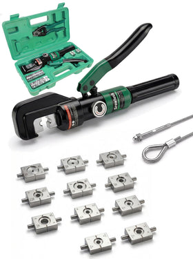 Growlush 10-ton hydraulic crimping tool ready for professional cable swaging