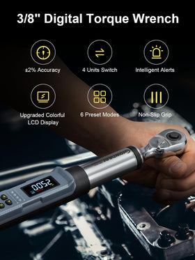 GROWNEER buzzer alerts ensure you stop at the right torque quickly.