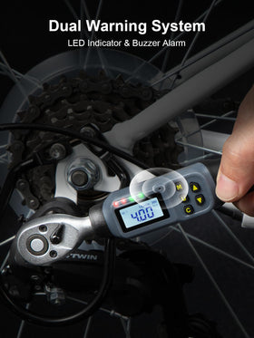 GROWNEER digital torque wrench buzzer indicator assists precise tightening