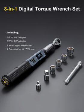 GROWNEER torque wrench used on car maintenance with accurate torque.