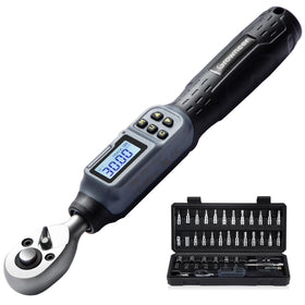 GROWNEER digital torque wrench front view for compact, portable use
