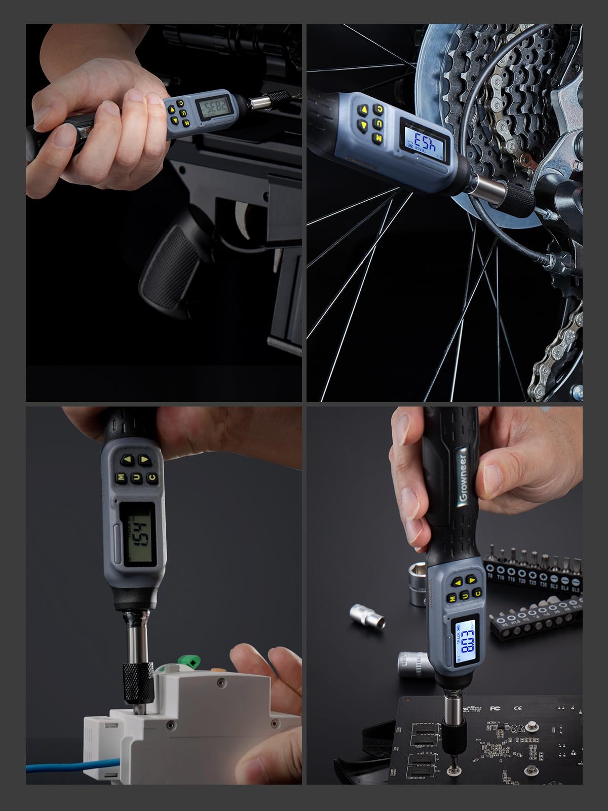 GROWNEER tool set is ready for electronics, machinery, and crafts.