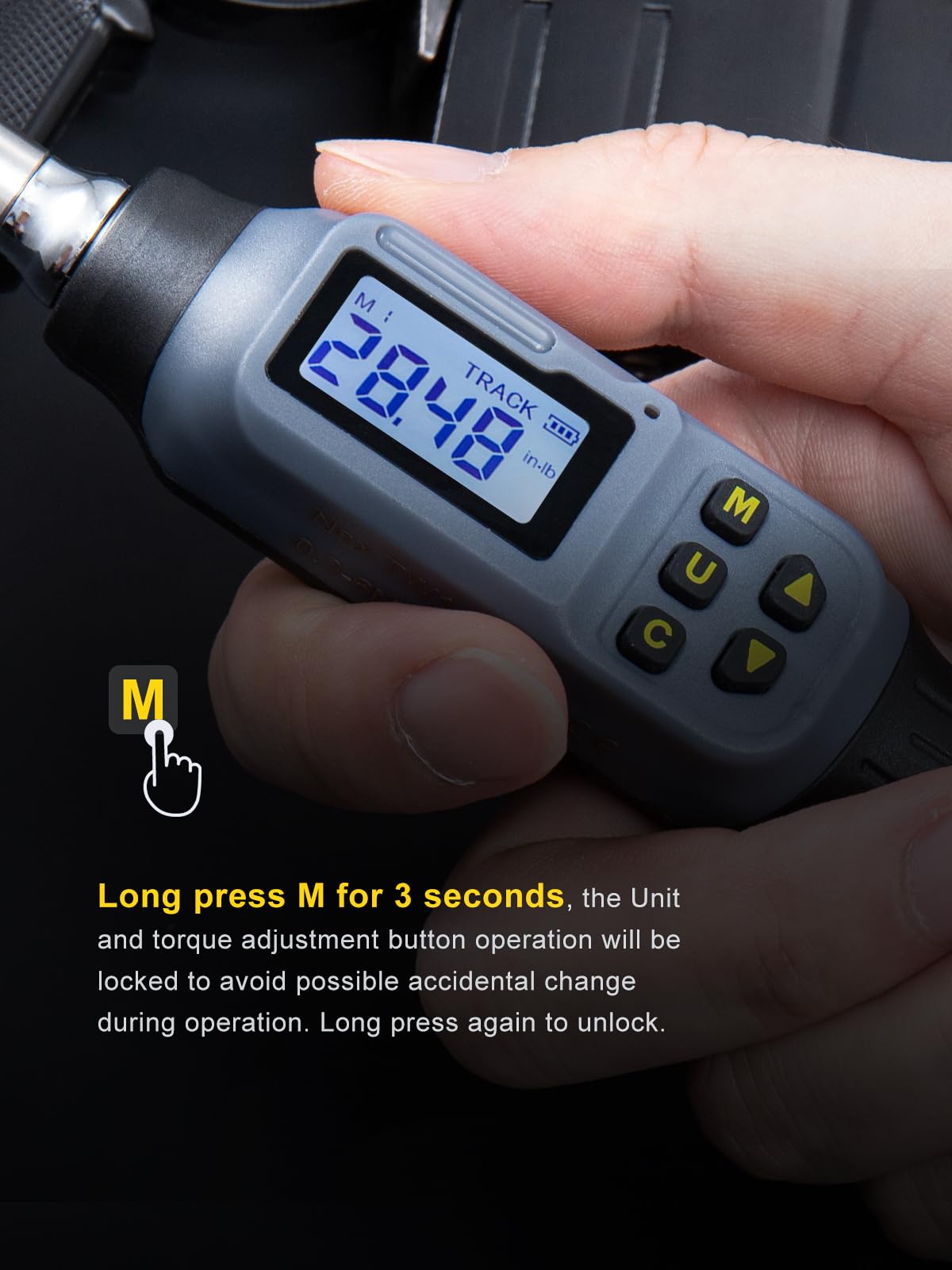 GROWNEER magnetic head design allows quick bit changes.