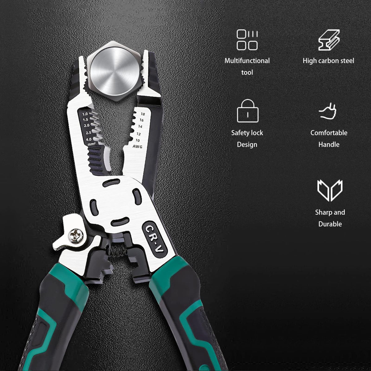 Groword enables crimping and stripping for quick, reliable connections.