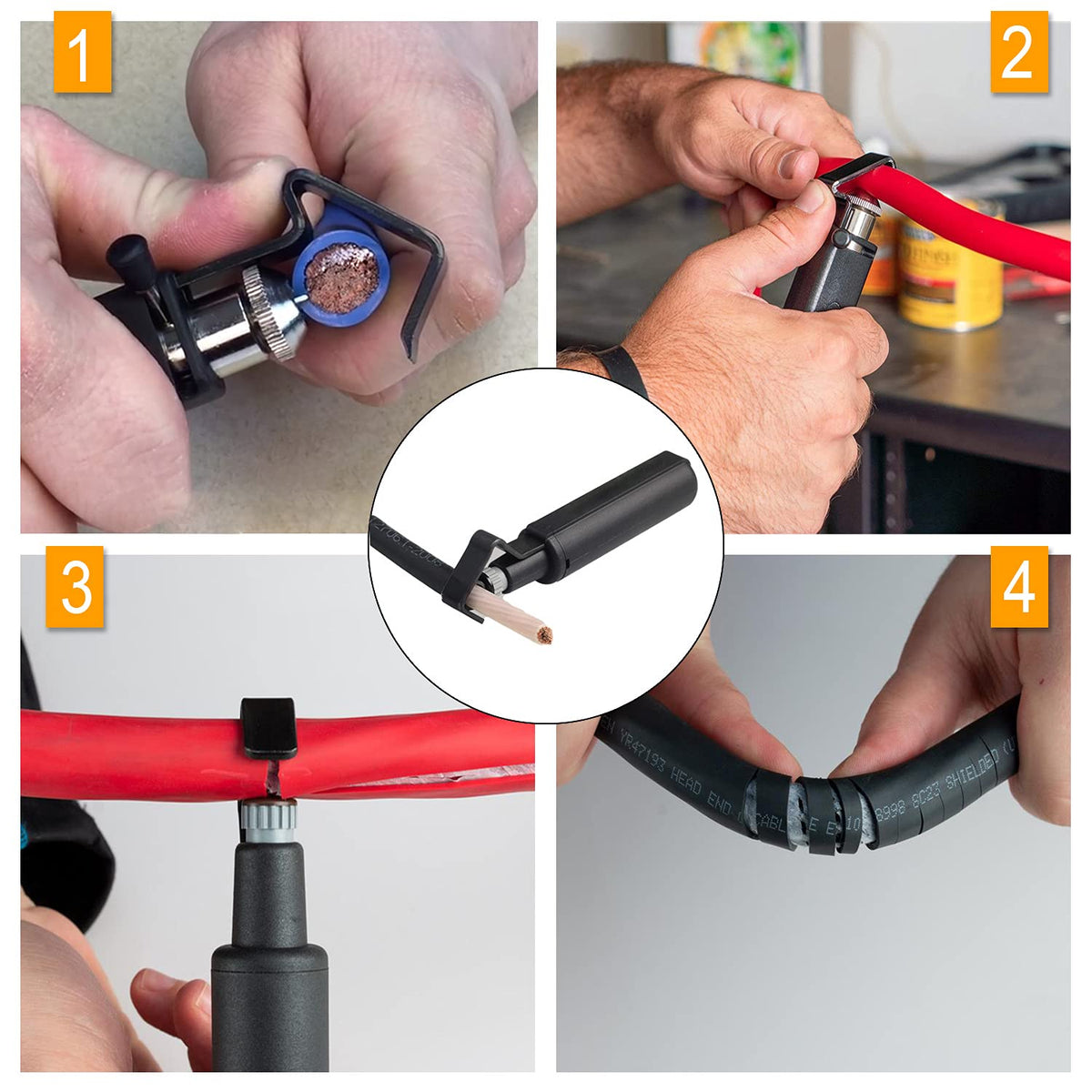 Groword ABS handle offers comfortable, non-slip grip during demanding jobs