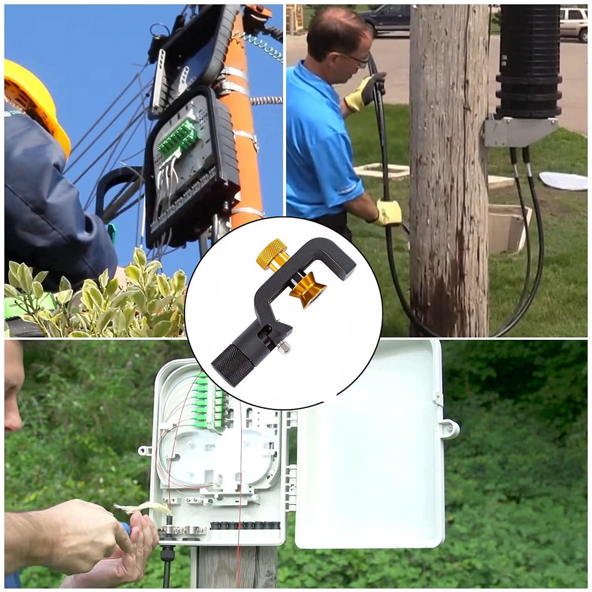 Groword cable follower roller provides steady guiding on difficult cables