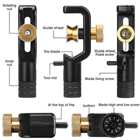 Groword coaxial mid-span cable stripper ready to expose inner conductors safely