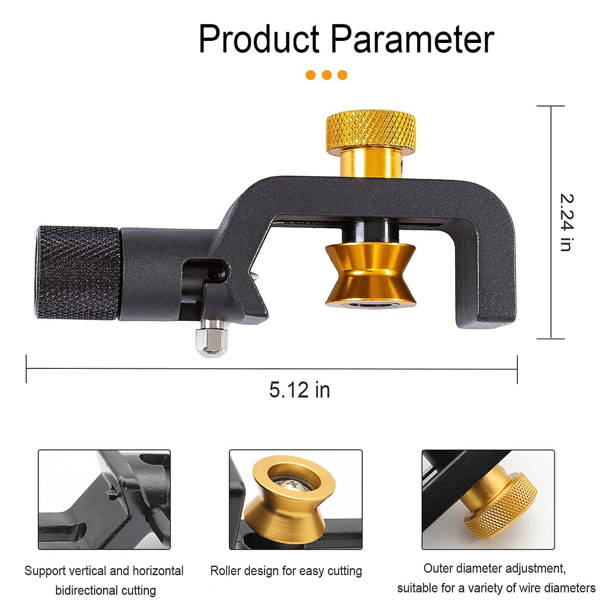 Groword FTTH armored cable stripper showing rugged construction for durable fiber prep