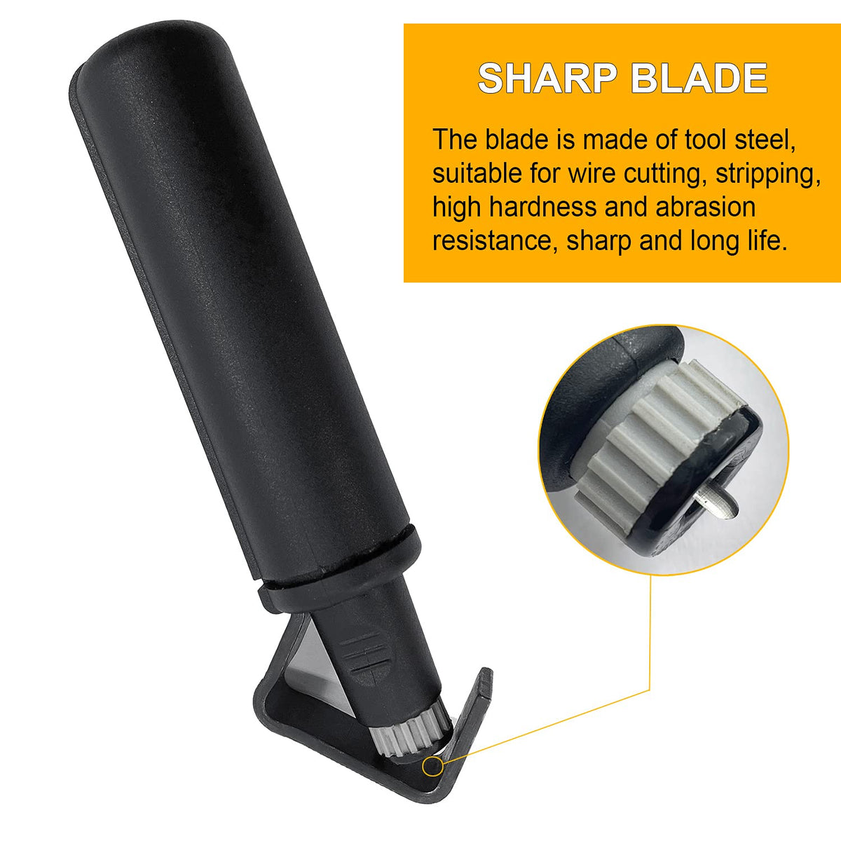 Groword tool steel blade delivers durability for repeated stripping tasks