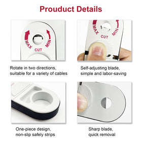 Groword universal network stripper compact design suitable for pocket use.