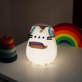 Grupo Erik Pusheen Gamer Lamp emits a soft, kid-friendly glow for bedtime